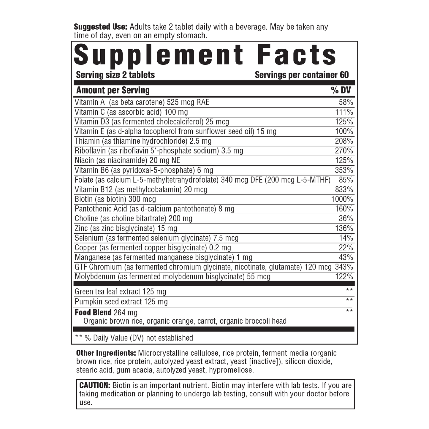 Men's 55+ Multivitamin - 120 Tablets