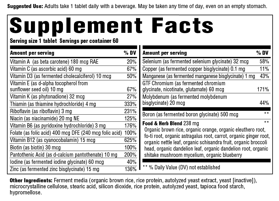 Men's One Daily Iron Free - 60 Tablets