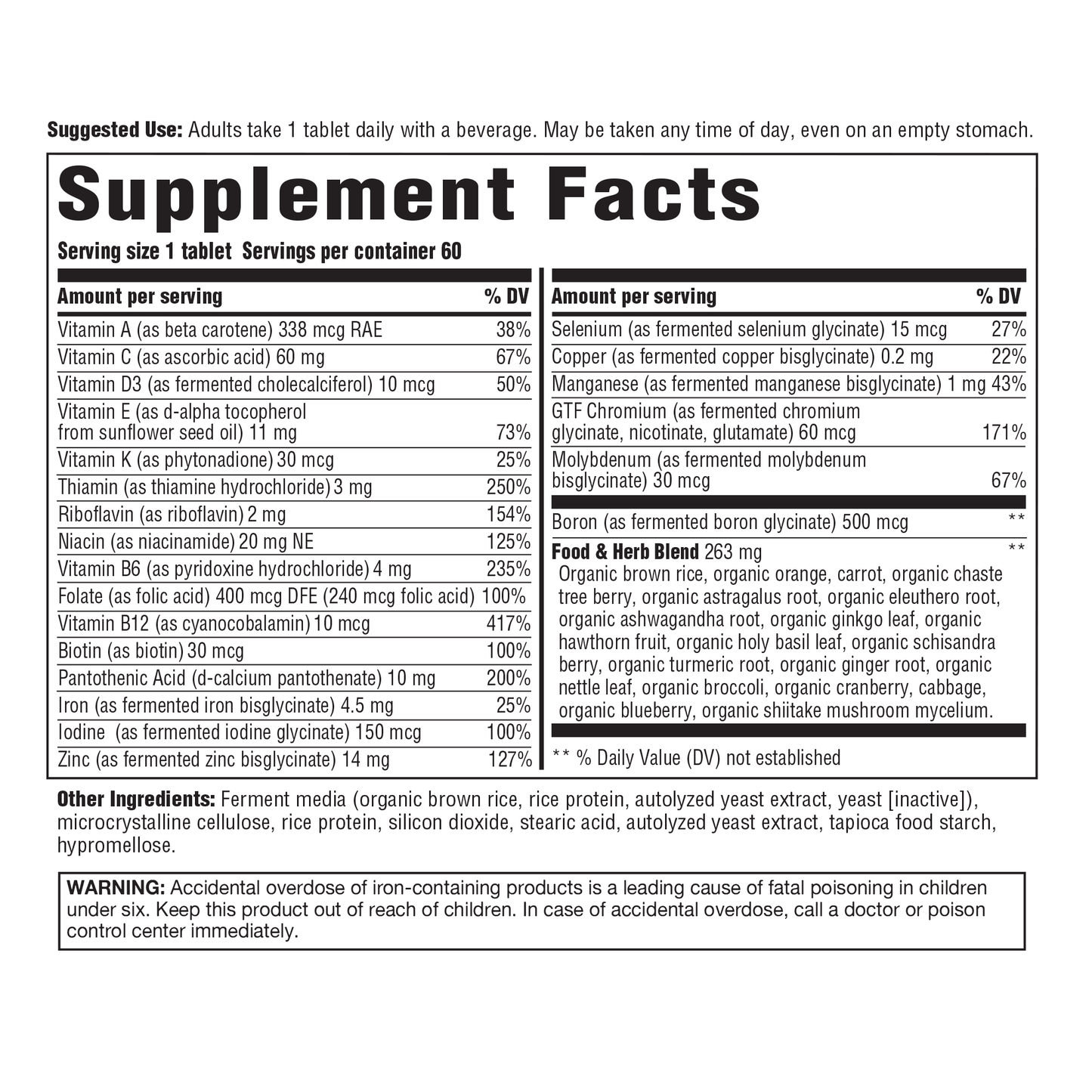 Women Over 40™ One Daily - 60 Tablets