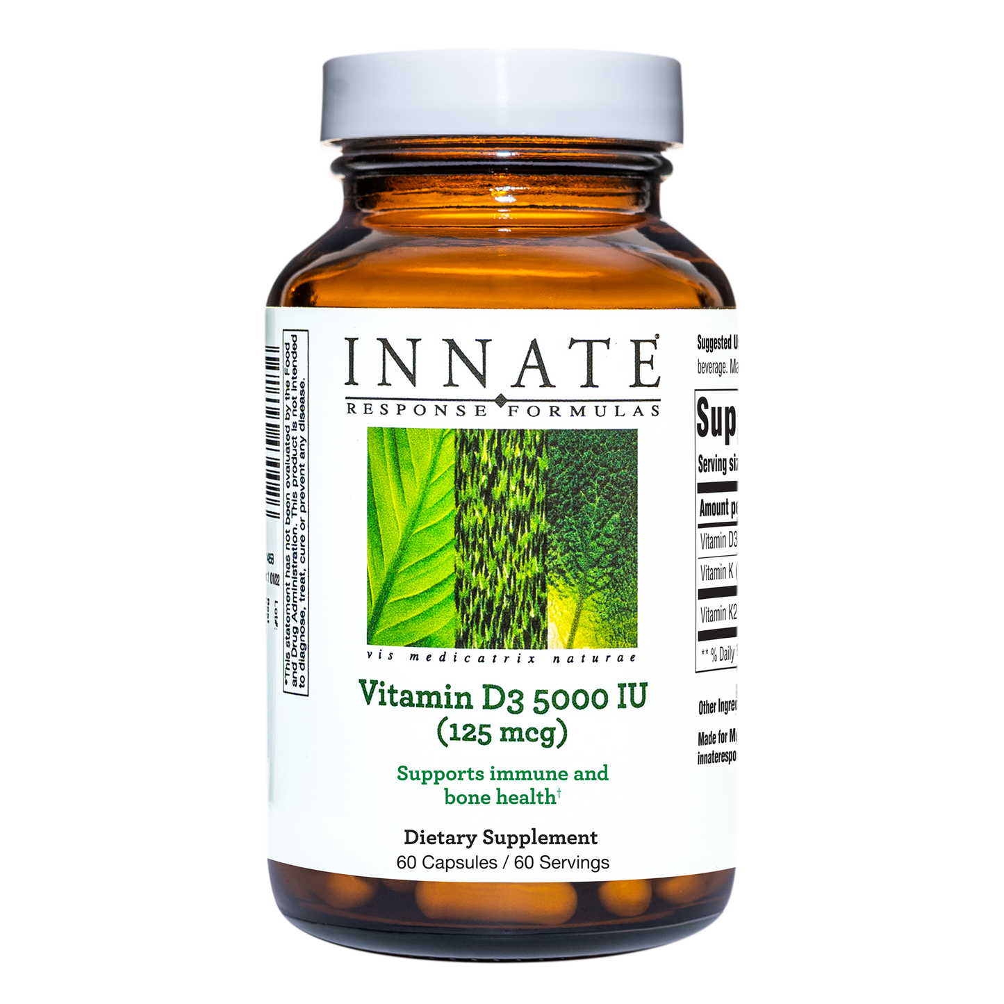 Vitamin D3 5,000 IU (125mcg) - 60 Capsules