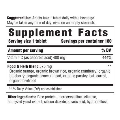 Vitamin C-400 mg - 180 Tablets